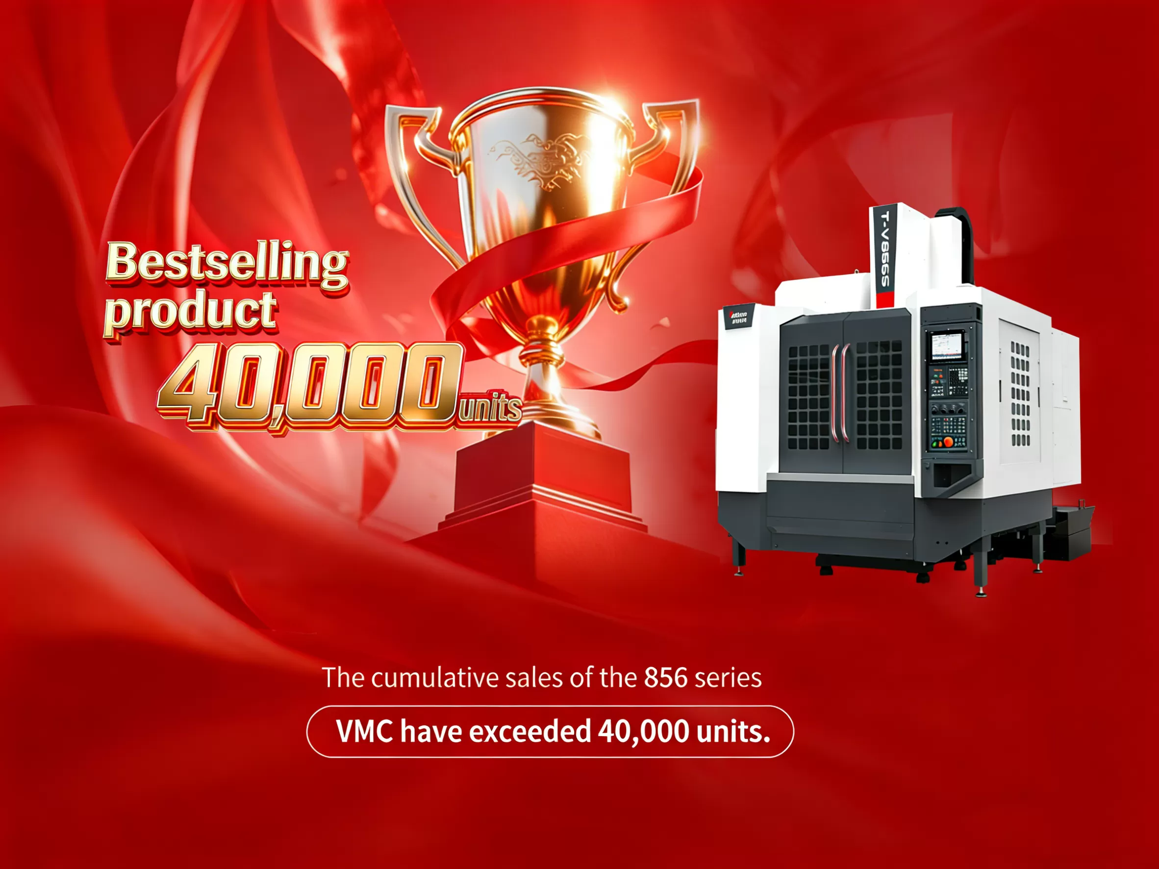 Taikan Machine 856 Serisi Dikey İşleme Merkezi 40.000 Adedi Aştı