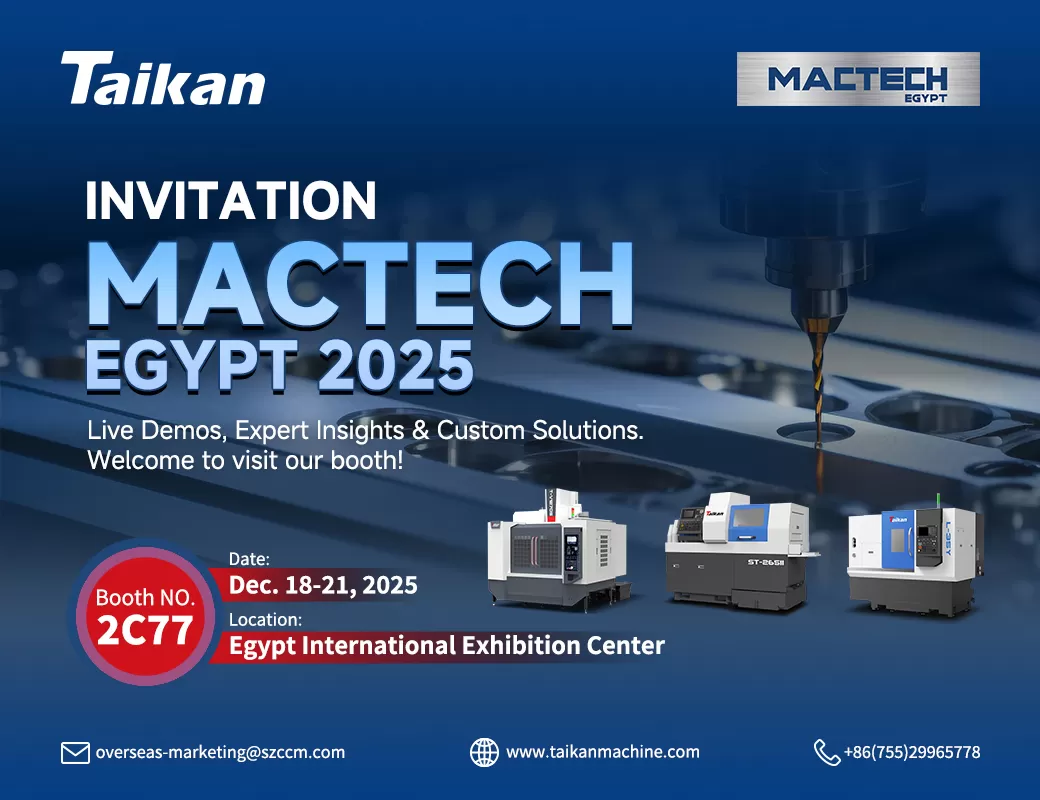 Davet | MACTECH EGYPT 2025 | Sizi Taikan'ı ziyaret etmeye içtenlikle davet ediyoruz
