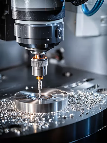 CNC işleme merkezi çalışıyor CNC işleme merkezi çalışıyor