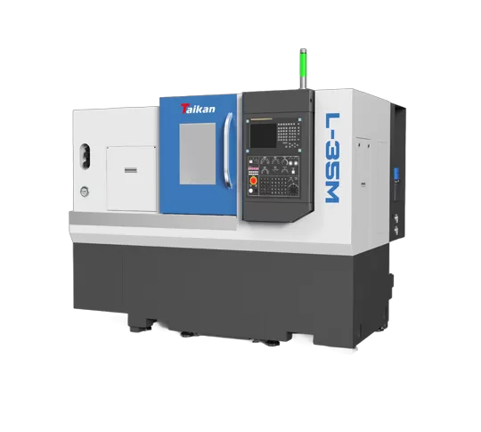 L-35M yüksek hassasiyetli CNC yatay torna (freze) torna