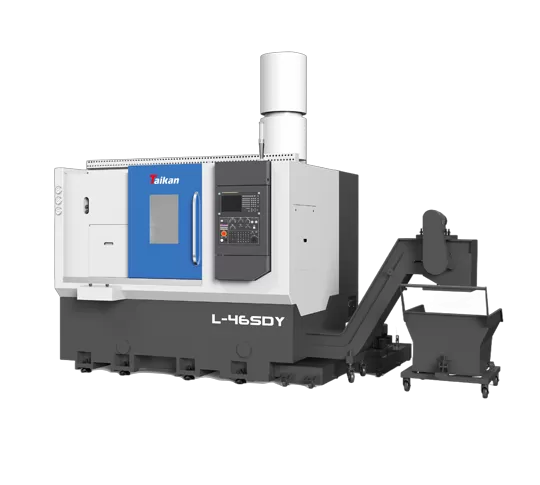 L-46SDY yüksek hassasiyetli CNC yatay torna (freze) torna